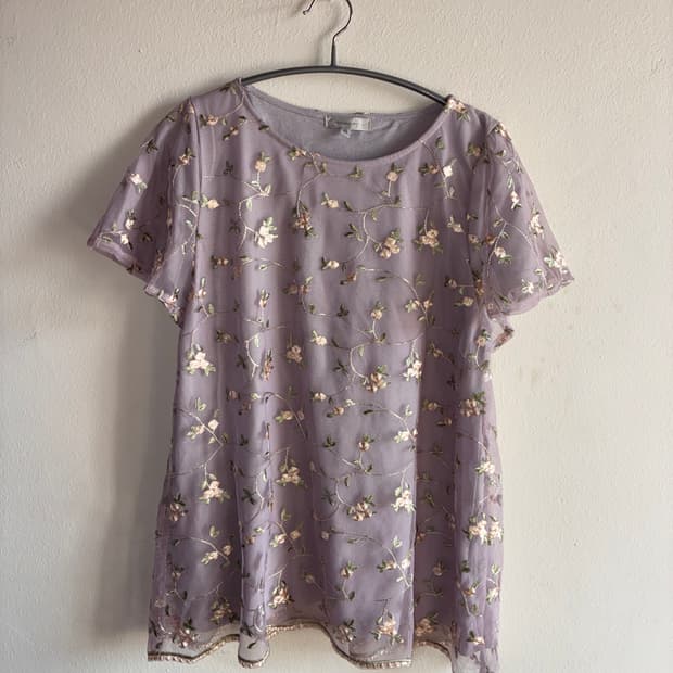 Flower Stitch T-Shirt