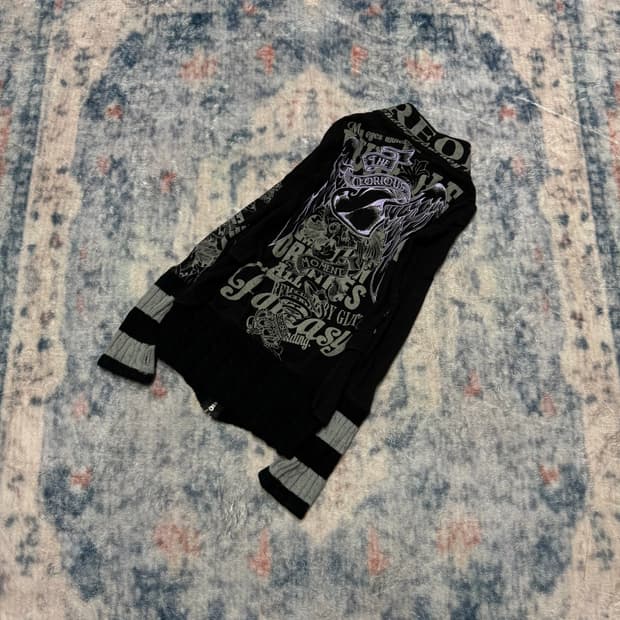Glitz 00s fairy knit zip up