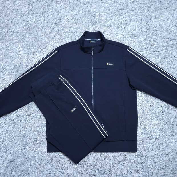 내셔널지오그래픽) XL 남자 스탠카라셋업 트레이닝세트 / 왕눈이샵