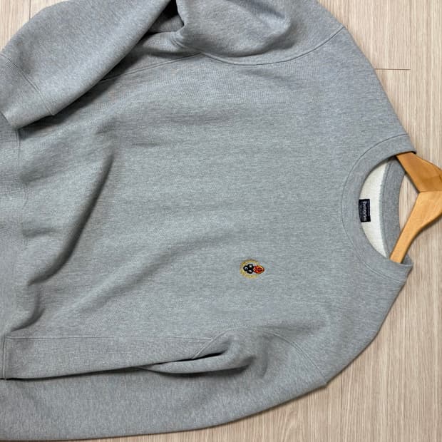 23fw 헤리티지플로스 리버스 스웻 그레이 s사이즈