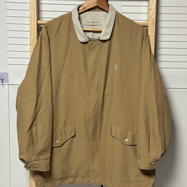 입생로랑 양면 블루종 자켓