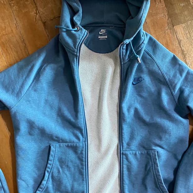 나이키 스카이블루 후드집업 M (100)