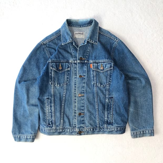 90s 리바이스 오렌지탭 데님 트러커 자켓 