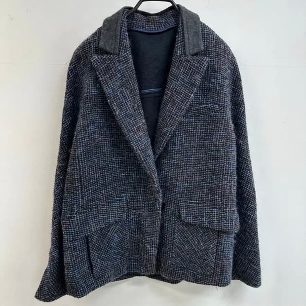 [SJ SJ] 고급스러운 믹스 컬러 트위드 울 자켓 (82-94-160)