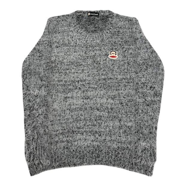 폴프랭크 부클 퍼 니트 그레이