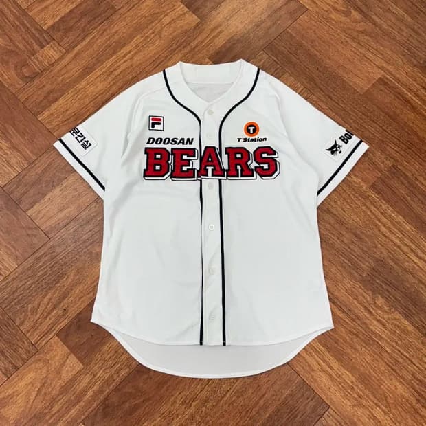 105 FILA 필라 두산베어스 어센틱 노마킹 유니폼 