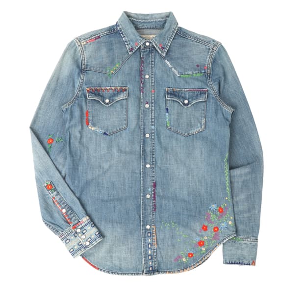 폴로 랄프로렌 웨스턴 샴브레이 데님 셔츠