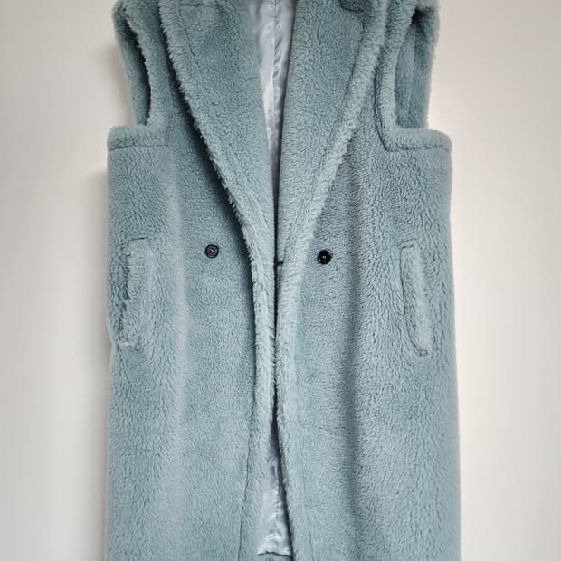 고걸 테디베어 리얼 양모 베스트