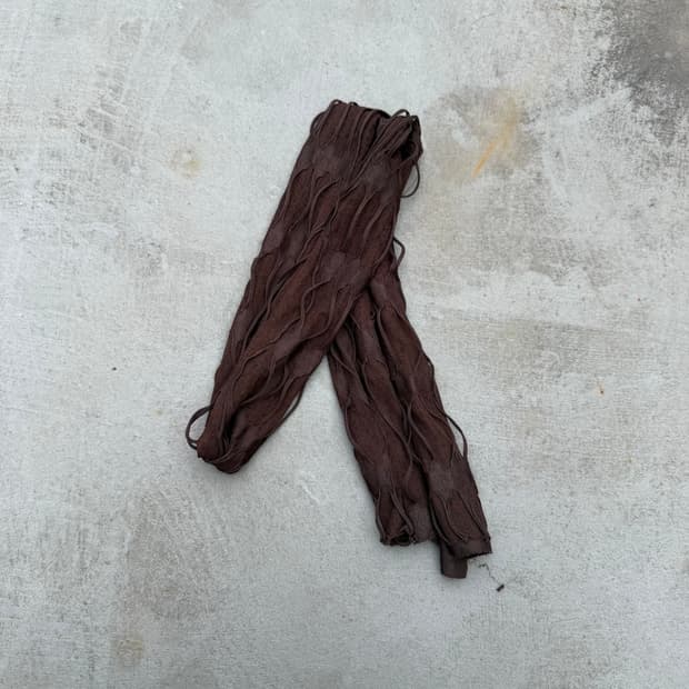 빈티지 그런지 브라운 스카프