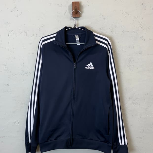 아디다스 기본 삼선 트랙탑 져지 네이비