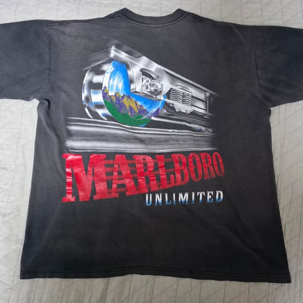 [XL] 90s 말보로 언리미티드 트레인 티셔츠 ver. 크레이지페이드