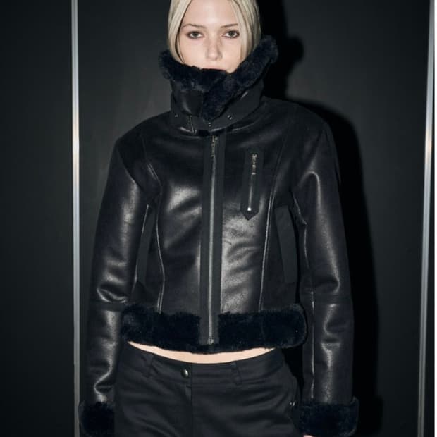 보헴서 22fw SUEDE FITTED MUSTANG 무스탕 슬림핏