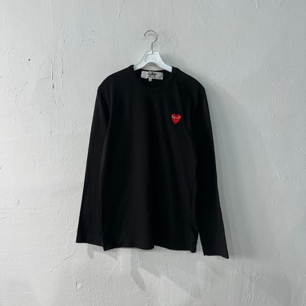 꼼데가르송 긴팔티 S