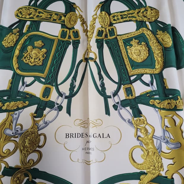 정품 에르메스 까레 스카프