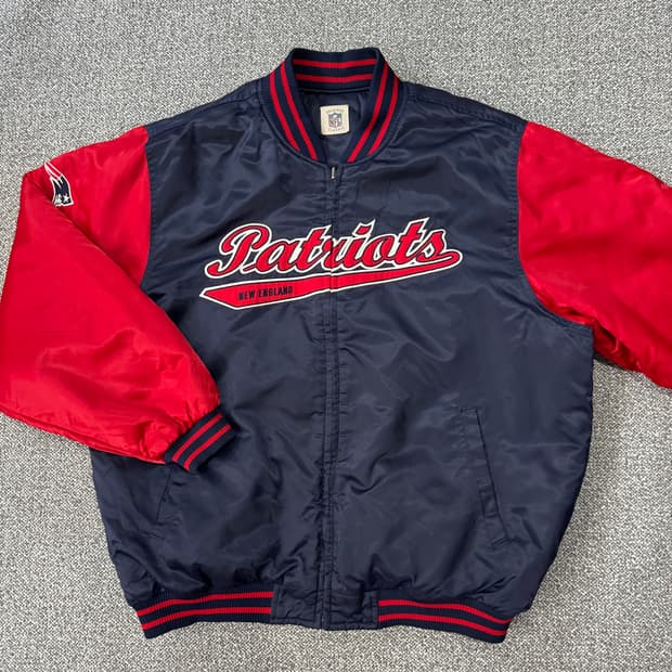 NFL x 리복 페트리어츠 리버시블 바시티 자켓