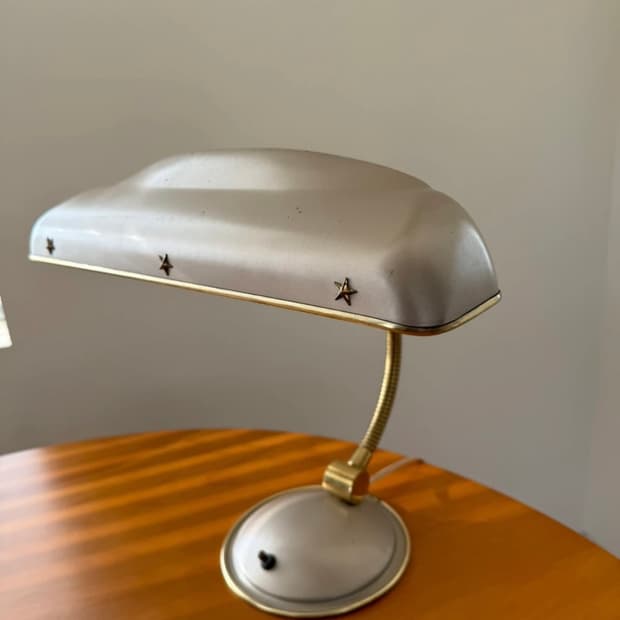 80년대 빈티지 조명 (브라운골드, 별문양)