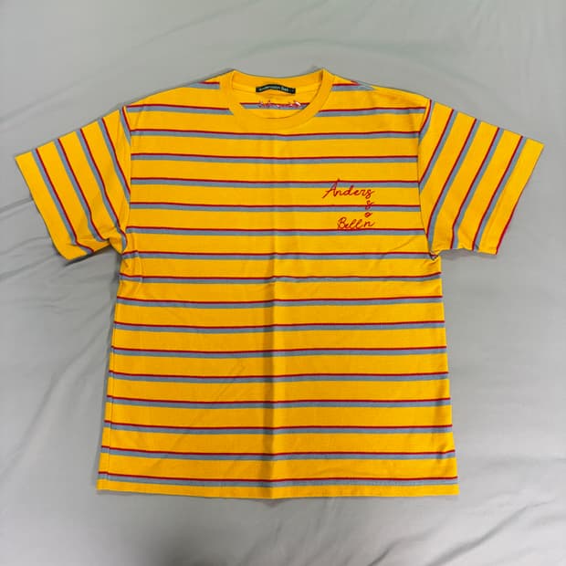 앤더슨벨 스트라이프 티셔츠 M