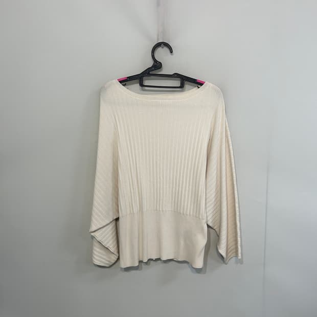 코스 레이온 보트넥 니트 M