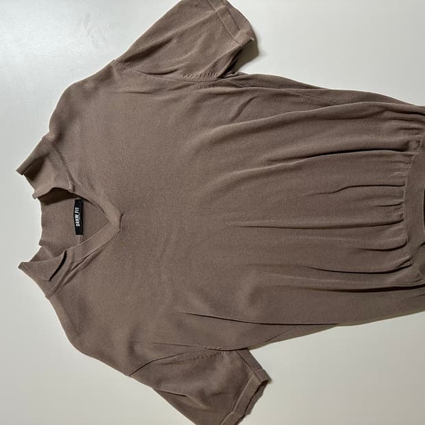 DRAW FIT 브라운 니트 탑 M사이즈