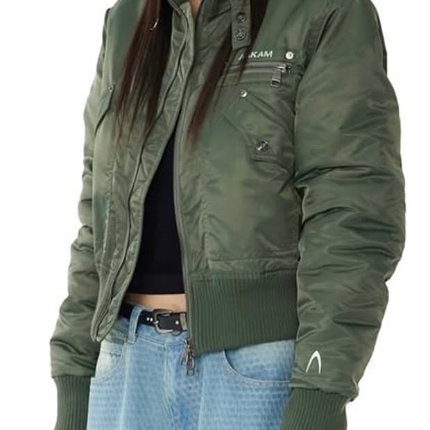 아캄 하이넥 봄버 자켓