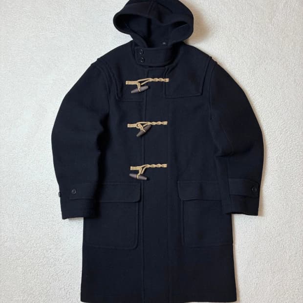 유니클로 울 시그니처 더플 후디 코트 PN6741