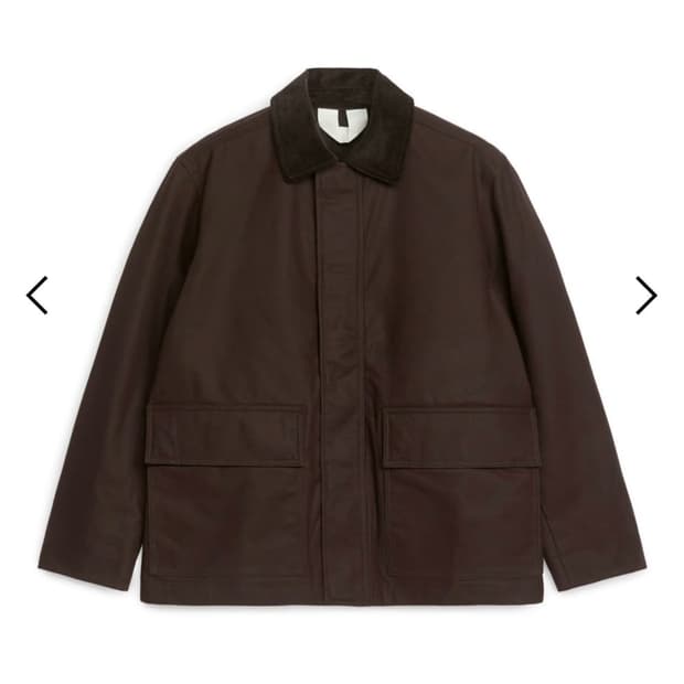 아르켓 왁스 코튼 재킷