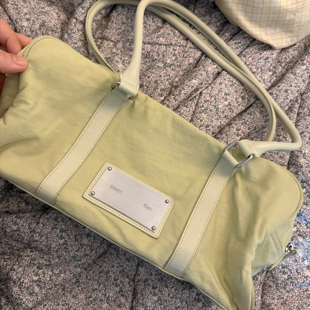 마땡킴 스포티 토트백 베이지