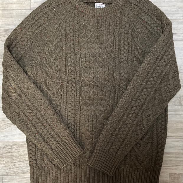 제이크루 피셔맨 메리노 울 멜란지 니트m