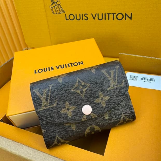 루이비통 로잘리 코인 퍼스 모노그램 로즈 발레린