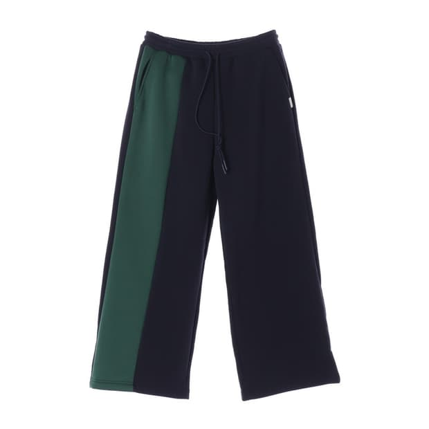 SUMWON 배색 와이드 트레이닝 팬츠 L