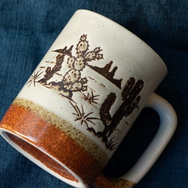 빈티지 오타기리 머그컵 Vintage Otagiri Cactus Mug