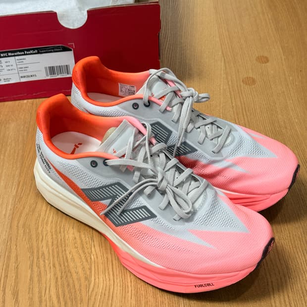 뉴발란스 sc엘리트 v5 뉴욕마라톤 에디션 D볼 275사이즈 새제품