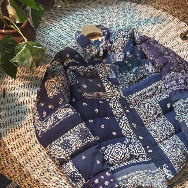 visvim ict kerchief down jkt 2size 비즈빔