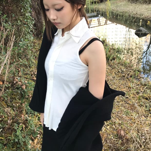 Y’s by 요지 야마모토 빅 후드 울 볼레로 자켓