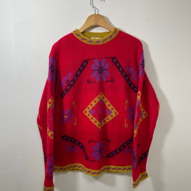 시슬리sisley 패턴 니트 Free - K23