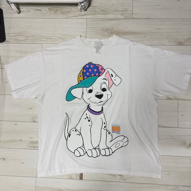 90s Disney 101마리 달마시안 Made in USA 반팔