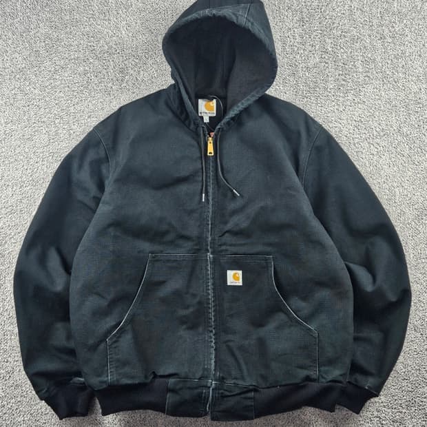 USA 칼하트 J131 덕 액티브 후드 워크 자켓 ( L )/ 11210