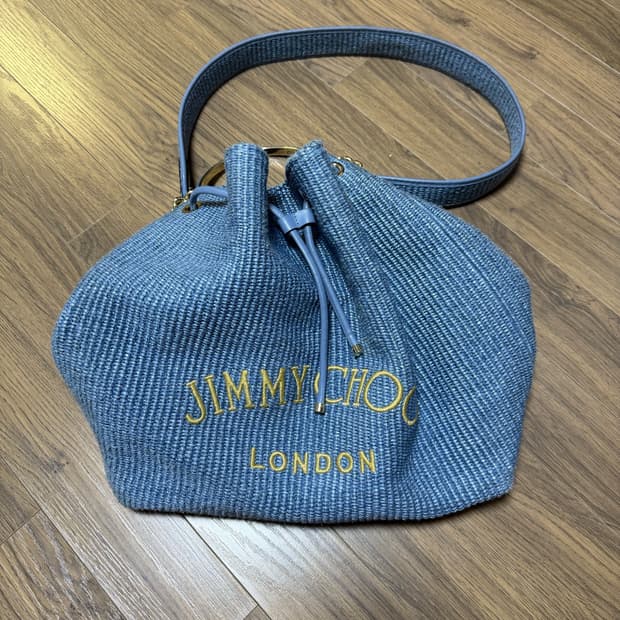 지미추 봉봉 라피아 비치 백 