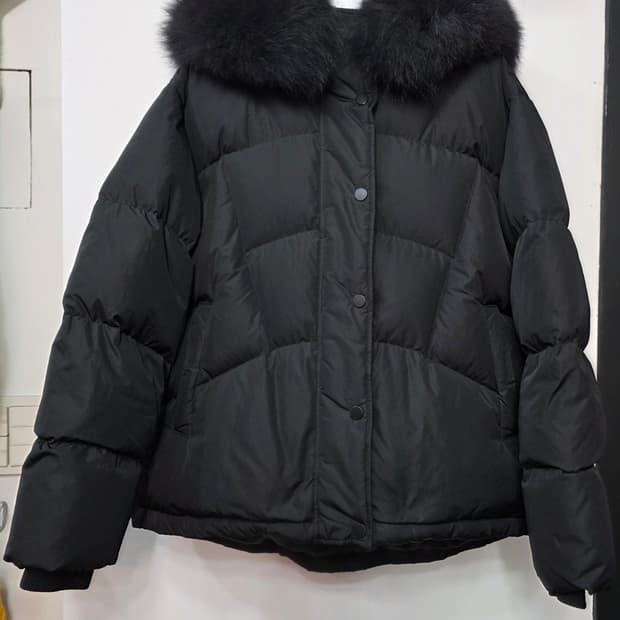 쉬즈미스 여성 구스 숏 패딩