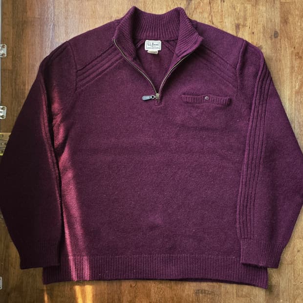 L.L.Bean 엘엘빈 메리노울 100% 니트  L~XL