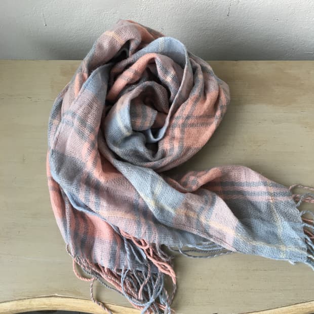 check pattern muffler