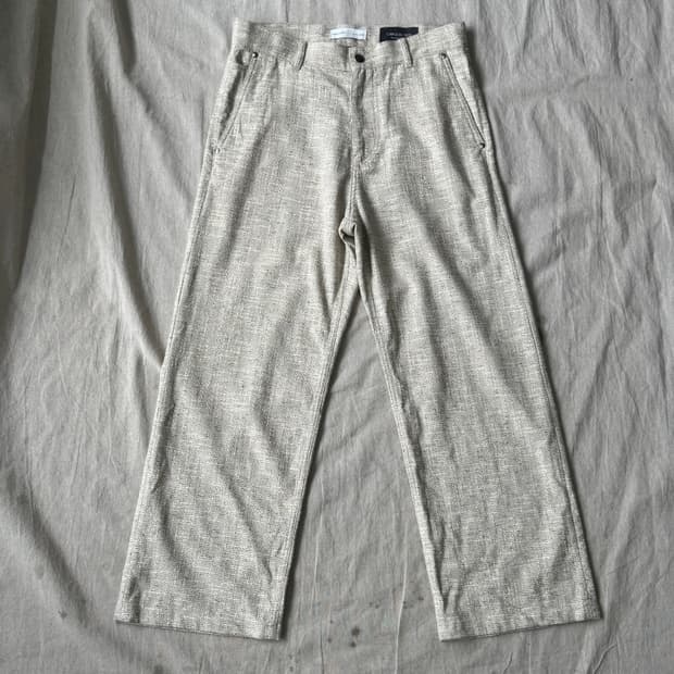 H&M ATELIER 트위드 5포켓 텍스처 팬츠 30