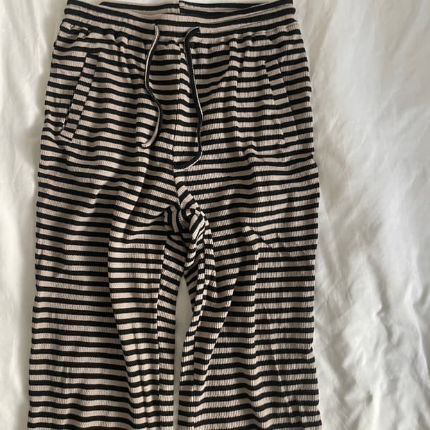 💚무료나눔💚 빈티지 y2k 스트라이프 단가라 팬츠