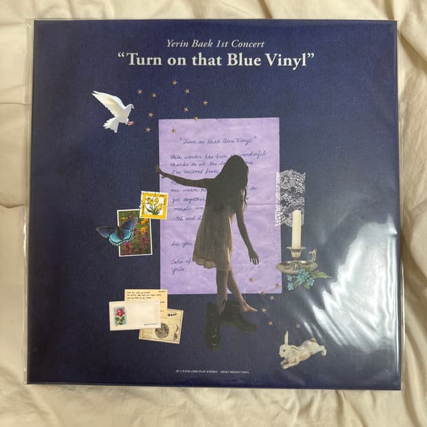 백예린 1st 콘서트 LP Turn on that Blue Vinyl