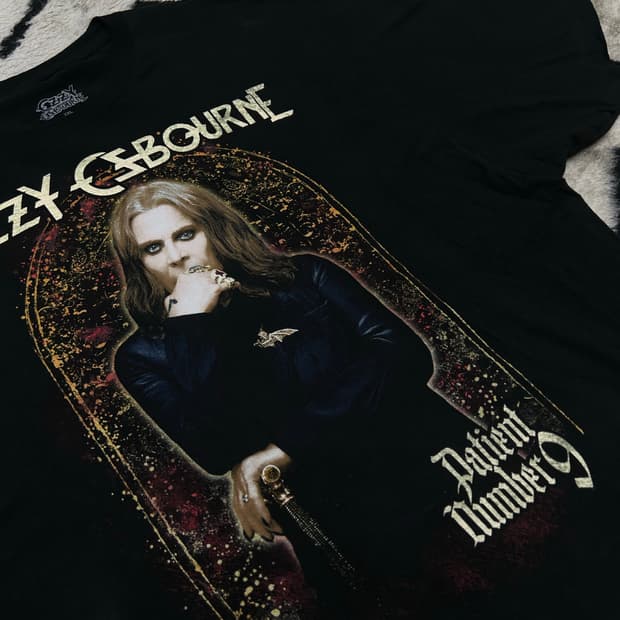 [2XL]오지 오스본 Rock 반팔/블랙