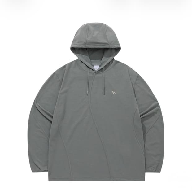 산산기어 롱슬리브 후디 카키 23FW