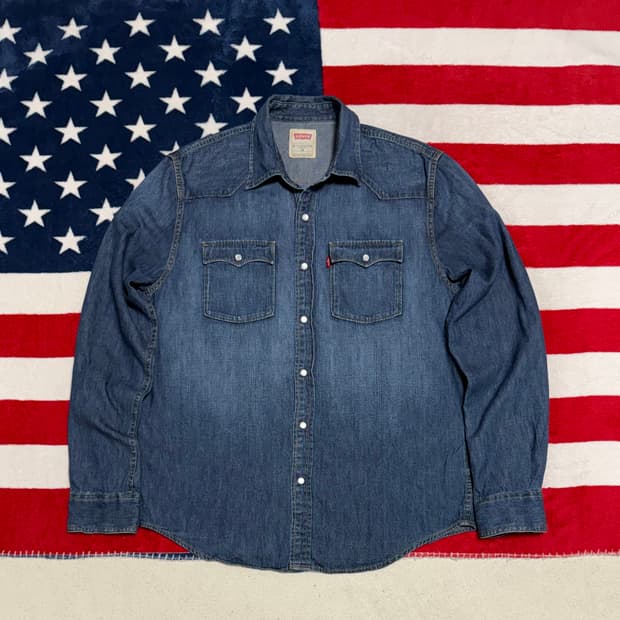 리바이스 데님웨스턴셔츠 Levi’s western shirt 빈티지 
