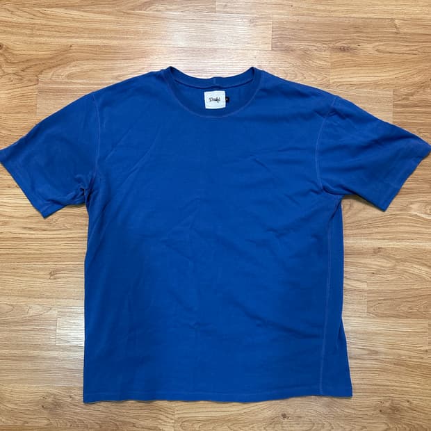 드레익스 drake's 반팔 티셔츠 블루 XL