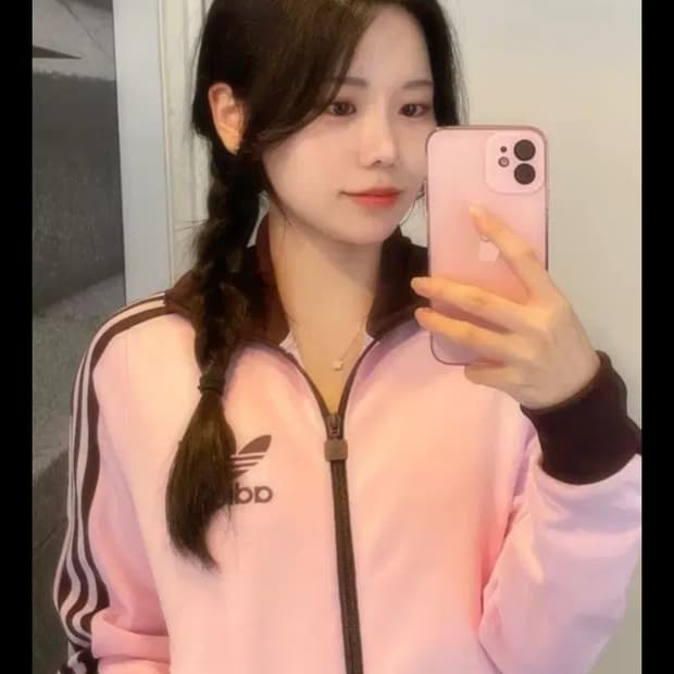 아디다스 베켄바우어 핑크 xs