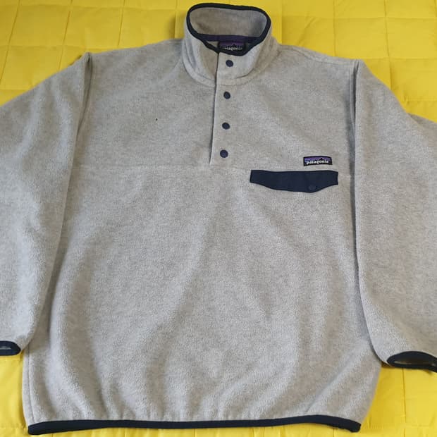 파타고니아 헤비웨이트 신칠라 스냅티 풀오버 오트밀 M